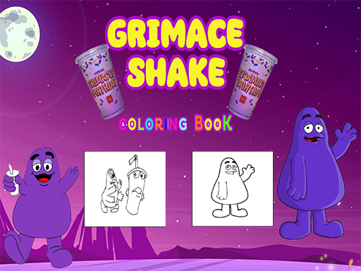 Grimace Shake Coloring_img